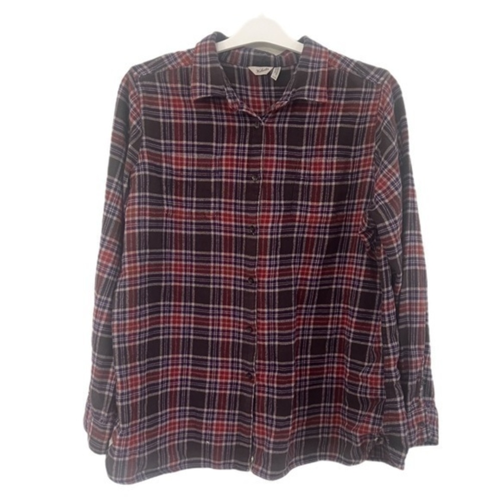 Woolrich Purple and Brown Flannel